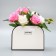 Box for flowers folding "Happiness next to you", 17 × 13 × 7 cm