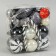 Set of jewelry plastic 40 pcs "Winter Joy" silver-white