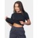 Female trousers, size 52, gray color