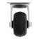 Wheel for transport trolleys rotary, d = 100, rubber coating on the site