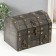 Casket chest "Leo. With rivets" Steel 16x15.5x22 cm