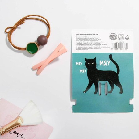 Gum and hairpin "Power Baby" (set)-4