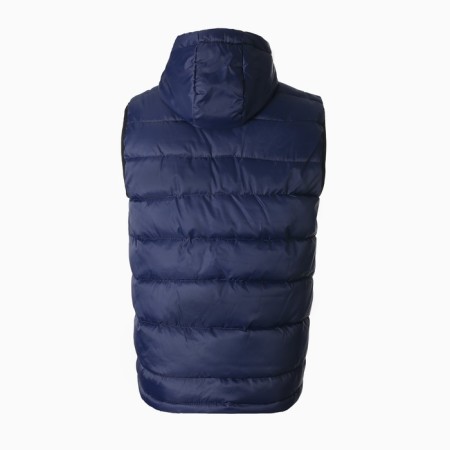 Warm vest of men's, the color is dark blue, size 50-9