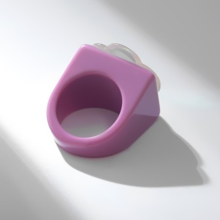 Ring "Flower" Smiley, multi -colored, 17 size-2
