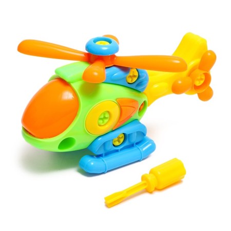 The designer of the screw "helicopter", with a screwdriver, 18 details, mix-3