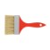 Brush flat promo, artificial bristles, plastic handle, 4 ", 100 mm