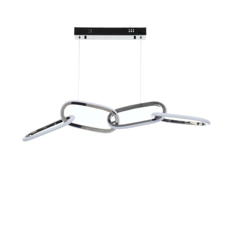 Lamp with PDD "Megan" 4xLED 45W 3000-6000K black chrome 89x18x23-123 cm