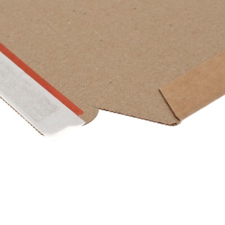 Mail box convert 270 x 185 mm, height 20-60 mm, microgofrot cardboard 1.0-1.8 mm, tear-off tape-4