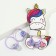 Hair gum "Bright Unicorn", 2 pcs.