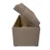 Puff with a lid and weighting, 800 × 400 × 420 mm, Velur Dream, Sand color