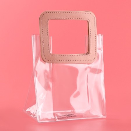 Gift package from PVC, pink, 20 x 18 x 10 cm-1