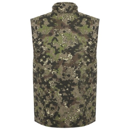 The vest is insulated, mixed fabric, color Blur 1332, p. 48-50-2