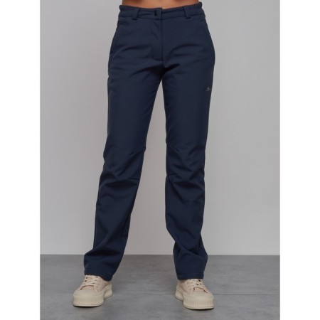 Sports female trousers, size 50, blue color-6