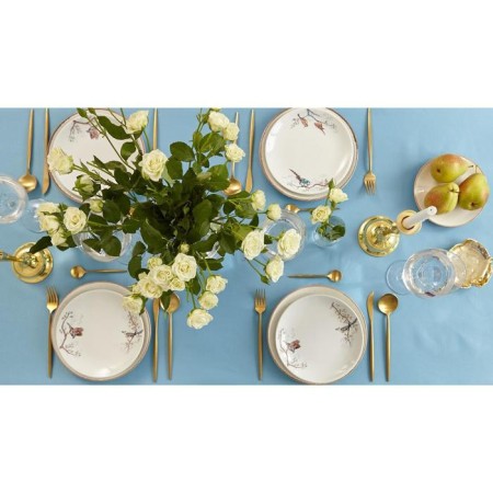COZY 150*220 +/- 3cm tablecloth tablecloth, cell-blue, pl. 192 g/m2, hl with VGMO-7