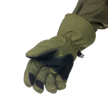 Tactical gloves "Storm Tactic" insulated, size - l, oliva-1