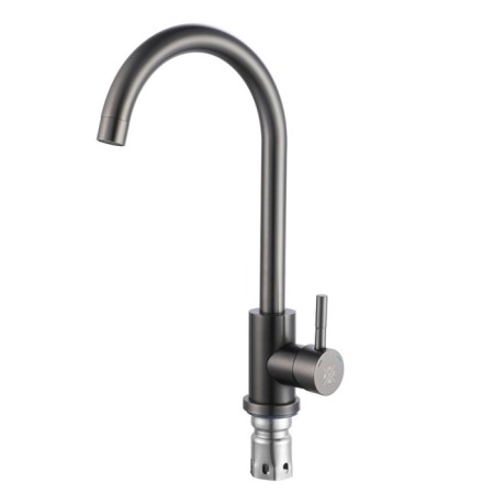 Kitchen mixer "RMS" SUS124PVD-017F, PVD coating, stainless steel, graphite