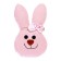 Soft toy "Bunny", on the suspension, the colors of mix