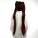 Carnival wig "anime" brown color with tails