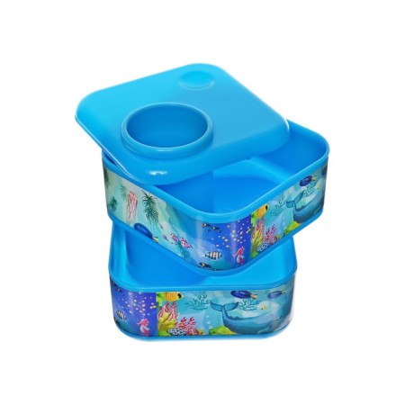 Set of desktop stationery, 6 items, Calligrata "Sea"-2