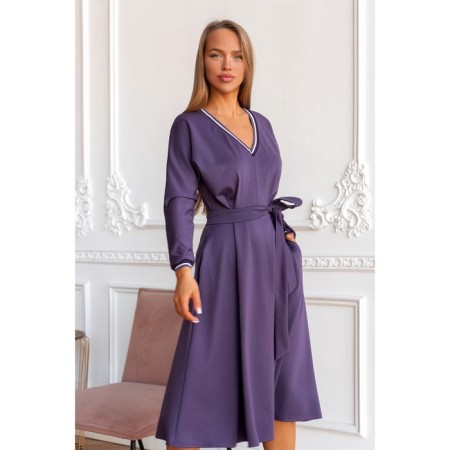 Women's dress, size 46, purple color 5571-3