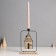Climber metal, wood on 1 candle "House" d = 2 cm 6x15x24 cm