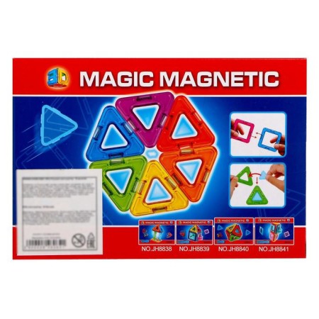 Magnetic designer "Geometric figures", 18 parts-2