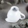 Porcelain porcelain Wilmax, 100 ml, white color