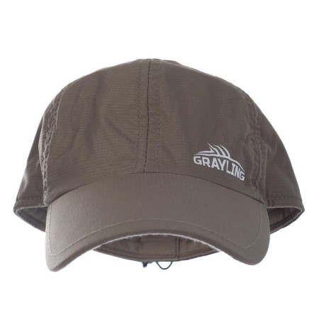 Grayling baseball cap, Taslan, Gray