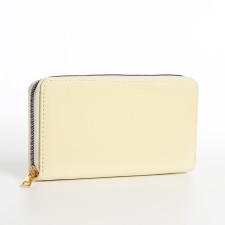 Lightning wallet, beige color