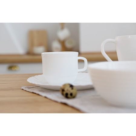 Avvir mug "Grace", 250 ml, glass ceramics, white color-5
