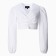 Women's shortened shirt MIST Summer Time, size 46, white
