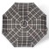 The umbrella semi -automatic "large cage", 3 additions, 8 spokes, r = 48 cm, color mix