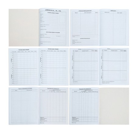 Universal diary for grades 1-11, "school", soft cover, 40 sheets-2