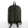 School textile backpack with a lobe of a sling, 38x29x11 cm, khaki color