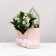 Envenue with a bow, peach 18 x 24 x 7 cm