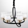 Cante "Country" 5x40W E27 black and gold 60x60x50 cm Bayerlux
