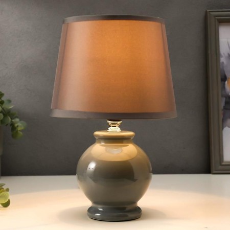 Table lamp 16144/1bl E14 40W gray 17.5x17.5x27 cm Risalux-1