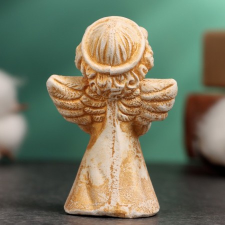 Figure "Praying Angel" gilding height 3x7x4.5cm-5