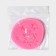 Mold "Four Snowflakes", silicone, 8 × 8 cm, pink color