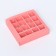 Box for sweets, 16 pcs, pink, 17.7 x 17.7 x 3.8 cm