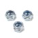 Gaika Stroybat, with a locking ring, Din985, galvanized, M8, 8 pcs