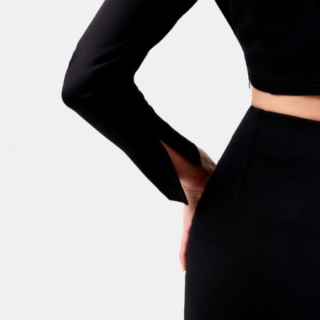 Women's costume (skirt and top) Mist, p. 46, black-4