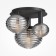 Ceiling light MayToni Mod268CL-03B, 3CHE14, 40W, 53.5x46x38.5 cm, black color black