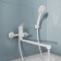 MILARDO RORA RORWT00M10 bath mixer, pour 350 mm, white matte