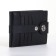 Male purse on a magnet, black color
