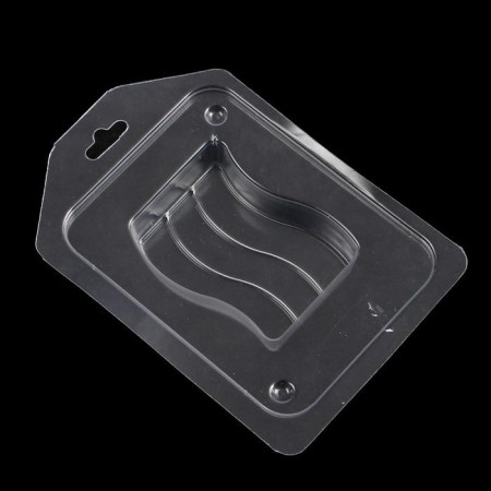 Plastic form for soap "Tricolor" 7.5x5 cm-2