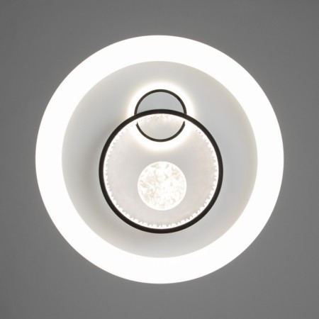 Lamp "Inero" LED 120W white-black 49x49x7 cm-1