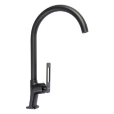 Accoona A45127AT kitchen mixer, single -leaf, spout length 202 mm, black