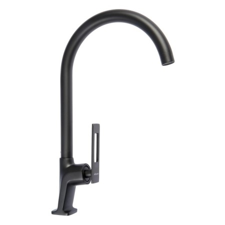 Accoona A45127AT kitchen mixer, single -leaf, spout length 202 mm, black