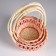 A set of baskets, 3 pcs, 23 × 12/38 cm, 21 × 11/37 cm, 19 × 10/36 cm, rotang